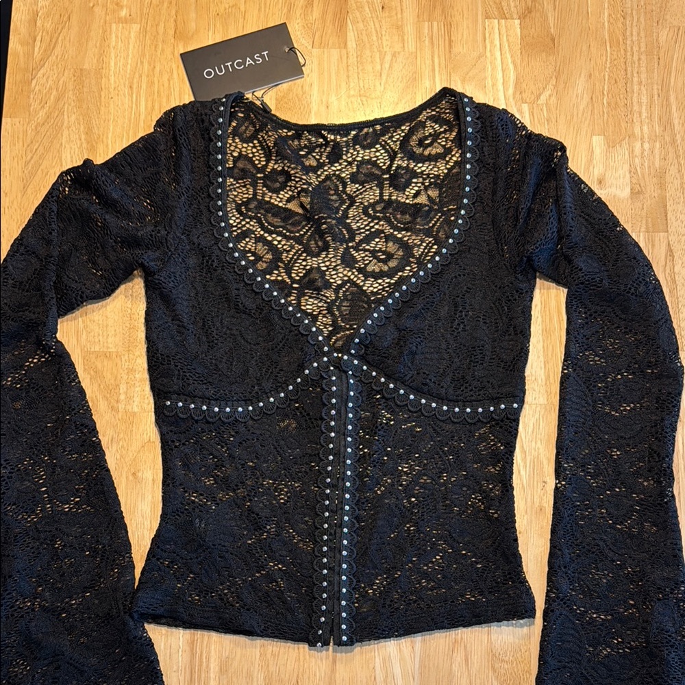Outcast Elena Top - Black Lace